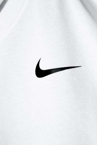 White Nike Dri-FIT Cotton Short Sleeve Top